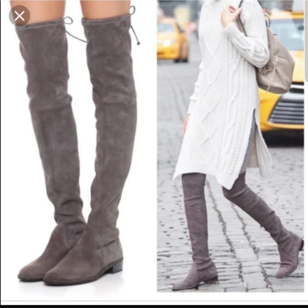 Stuart Weitzman Gray Lowland Boots